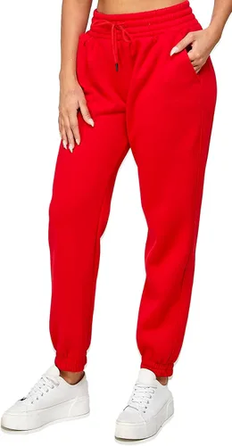 Vista 37 de IUUI Pantalones deportivos de cintura alta para mujer, con bolsillos, de algodón, holgados, atléticos