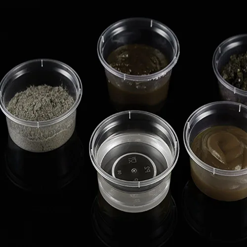Vista 3 de SLSON Paquete de 100 tazas de comida y agua Gecko - Vasos de repisa para reptiles, gusanos, alimentador de gusanos de harina, para lagarto
