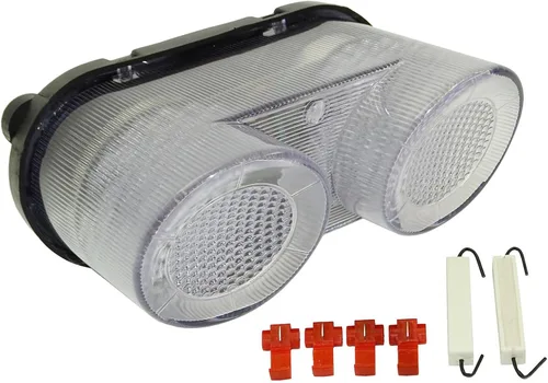 Vista 2 de E-Mark LED - Luz trasera intermitente integrada para Yamaha YZF R1 YZF-R1 2000-2001, FZ-1 FZ1 Fazer 1000 FZS 2001-2005 P/N 5JJ-84710-11-00 5JJ-8