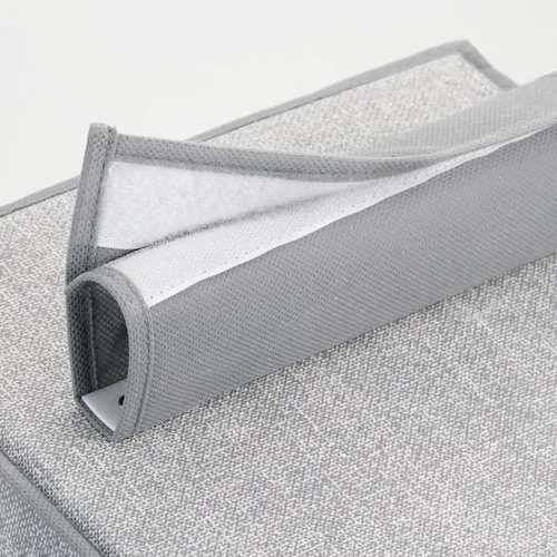 Vista 5 de mDesign - Organizador de almacenamiento para barra de guardarropa, 7 estantes, 3 cajones