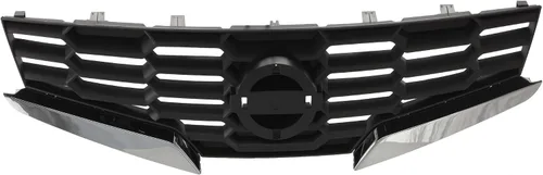 Vista 44 de Garage-Pro Conjunto de Parrilla Frontal para Nissan Frontier 1998-2000, Cáscara Cromada, Inserción Negra, Accesorios Nissan Frontier, NI1200183