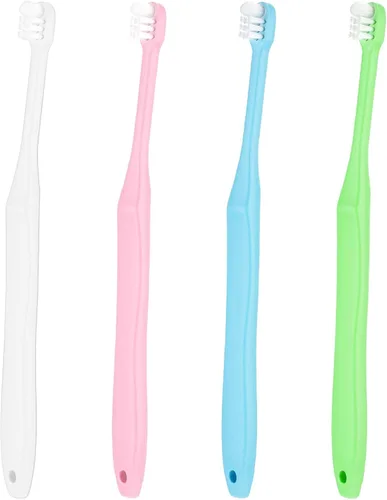 Vista 11 de WLLHYF 2 Piezas Cepillo de Dientes de Mechón Cabeza Pequeña Extremo Cónico Wisdom Interdental Interespacio Cuidado Suave Cepillo de Dientes Pequeño