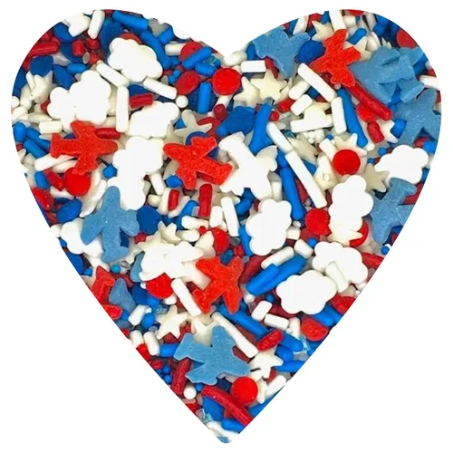 Vista 21 de COOL MOM SPRINKLES Chispitas Azules y Amarillas (4 oz.) – Chispitas Temáticas de Cumpleaños para Decorar Pasteles, Cupcakes, Galletas y Postres