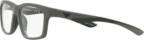 Vista 3 de Emporio Armani Ea3220u - Lentes de sol rectangulares de ajuste universal para hombre