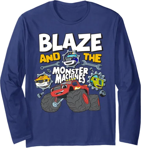 Vista 5 de Blaze & The Monster Machines Group - Camiseta de manga larga