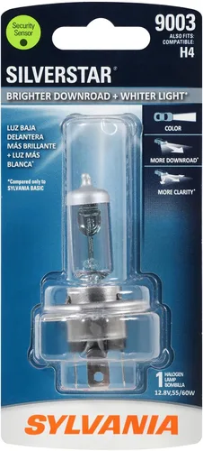 Vista 12 de Foco halógeno de alto rendimiento SilverStar (1 unidad) Sylvania 9003 (también encaja H4), H7 Faros delanteros y antiniebla de alto rendimiento