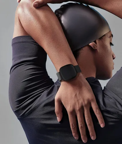 Vista 7 de Paquete de 10 correas para Fitbit Versa 3/Fitbit Versa 4 Band/Fitbit Sense bandas para hombres y mujeres, correa elástica ajustable de nailon