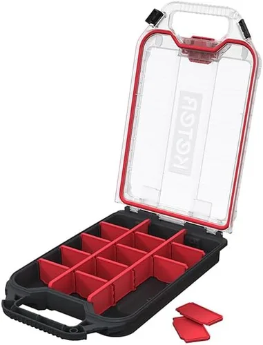 Vista 16 de Keter Stack-n-Roll - Caja de herramientas de dos cajones para piezas pequeñas y accesorios de herramientas eléctricas, se adapta al sistema modular