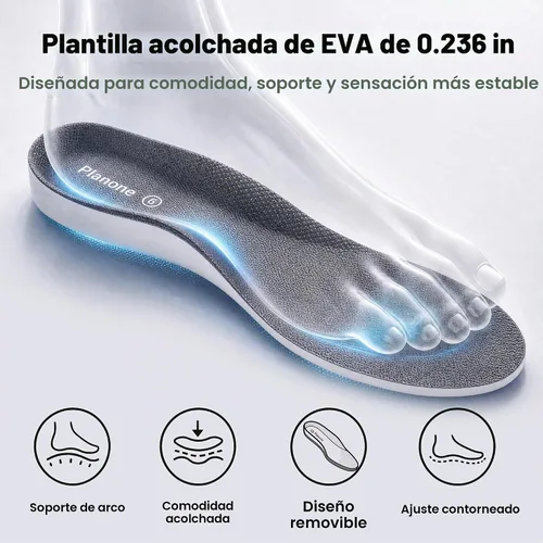 Vista 6 de Planone - Botas cortas de lluvia de ancho amplio para mujer, Chelsea impermeables de moda para mujer, botas de jardín al aire libre mate, botas