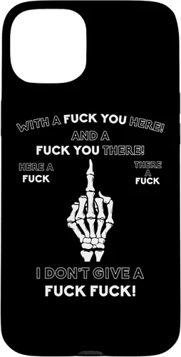 Vista 9 de Skeleton Middle Finger F You Pun Adult Humor Novelty Gifts Case for iPhone 17