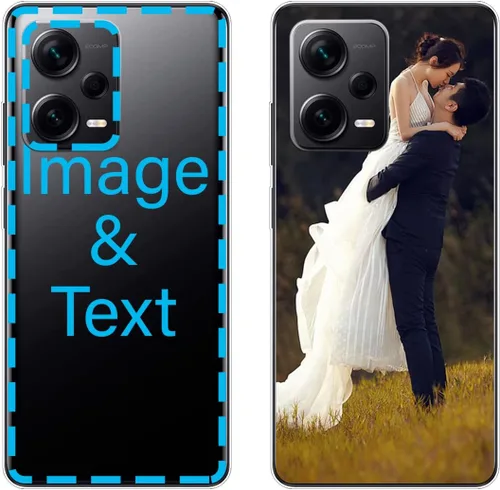 Vista 147 de Funda personalizada compatible con Oppo A1 Pro, fundas de teléfono personalizadas con imagen de foto, imagen de texto, cubierta transparente