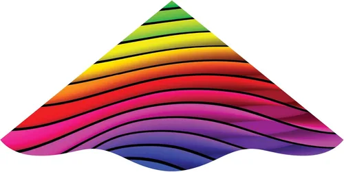 Vista 6 de X Kites DLX Delta Nylon Kite, 42 Inch Wide Delta Kites