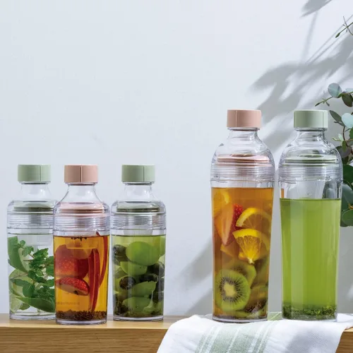 Vista 7 de Hario Botella portátil de té frío de 5.4 fl oz, verde ahumado