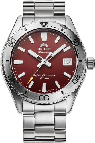 Vista 5 de Orient Reloj automático japonés/de cuerda manual de 40mm estilo buceador con cristal de zafiro Azul