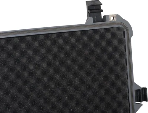 Vista 5 de MEIJIA Funda rígida protectora portátil impermeable para todo tipo de clima, funda compacta para cámara con espuma de ajuste personalizable, Gris
