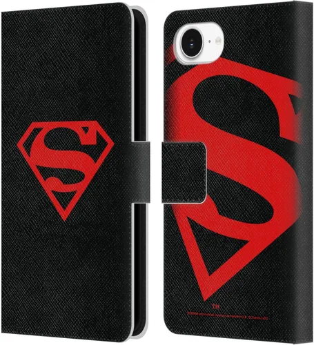 Vista 27 de Head Case Designs Funda de piel con licencia oficial de Superman DC Comics con logotipos negros y rojos compatible con Apple iPhone 11