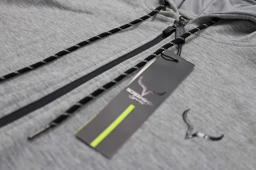 Vista 4 de SCREENSHOT Sports Sudadera deportiva con capucha y cremallera completa para hombre