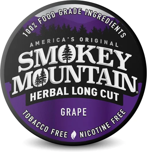 Vista 9 de SMOKEY MOUNTAIN Hierbas de corte largo – Artic Mint – 1 lata – Tabaco sin tabaco y sin nicotina