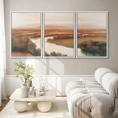 Vista 334 de SIGNWIN Lienzo enmarcado para pared, juego de arte de collage de hojas transparentes en blanco y negro, ilustraciones de naturaleza silvestre, arte