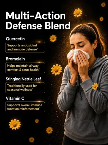 Vista 9 de Quercetina Fitosoma 500 mg+Fisetina Bromelina VIT C Apoyo Inmune 120