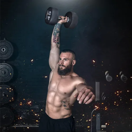 Vista 5 de Yes4All Mancuerna de uretano con mango moleteado antideslizante de 5 a 50 libras para construcción muscular, se vende individualmente