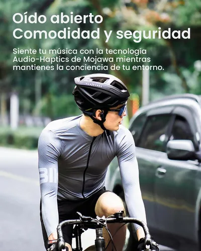 Vista 3 de mojawa Auriculares deportivos inteligentes HaptiFit Terra, IP68, MP3 de 32 Cardenal Rojo Blaz