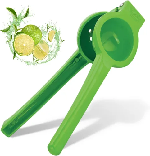 Vista 10 de Alpine Cuisine Exprimidor de limón resistente de 2.95 pulgadas – Exprimidor manual de cítricos de aluminio, prensa manual de cítricos, prensa