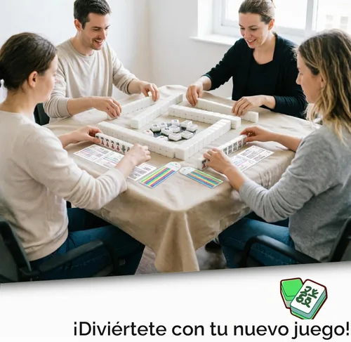 Vista 7 de American Mahjong - Juego de accesorios con tarjetas barajadoras, embrague
