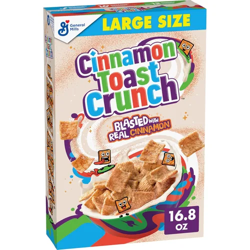 Vista 10 de Cinnamon Toast Crunch Taza de cereales para desayuno, cereal de una sola porción, 2 onzas (paquete de 12) 22g Whole Grain, No High-Fructose Corn