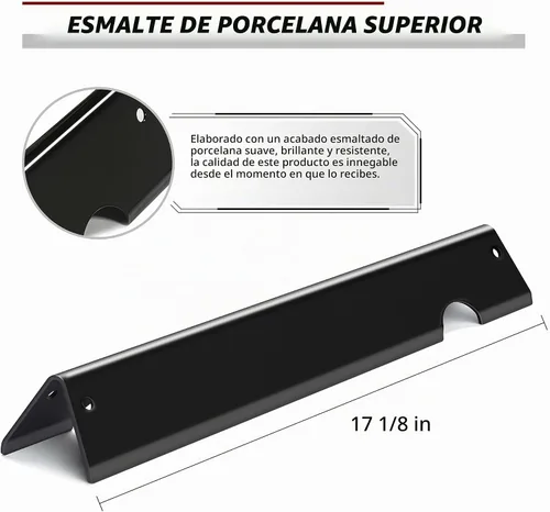 Vista 3 de 66032 66795 Barras aromatizantes de 17 pulgadas de repuesto para Weber GS4 Genesis II 300, E-310 E-315 E-335 E-330 S-335, piezas Genesis GS4 II LX