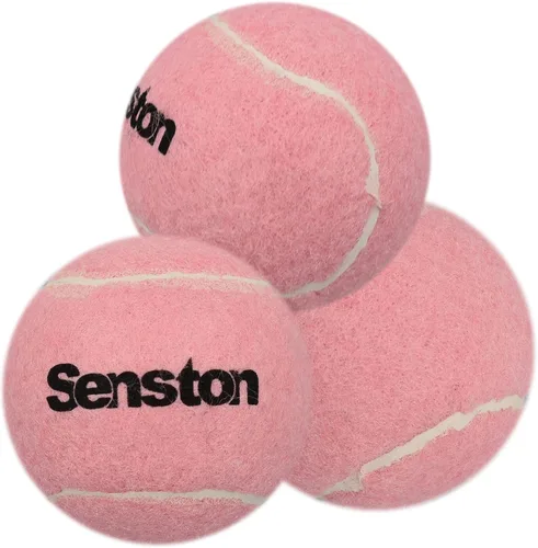 Vista 5 de Senston Raquetas de tenis para niños de 25" con 3 pelotas de tenis rosa