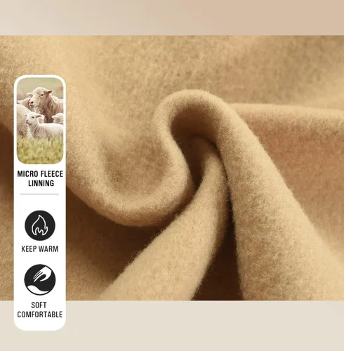 Vista 5 de Sudadera con capucha de forro polar de peso medio para hombre, casual, bloque de color, con bolsillos