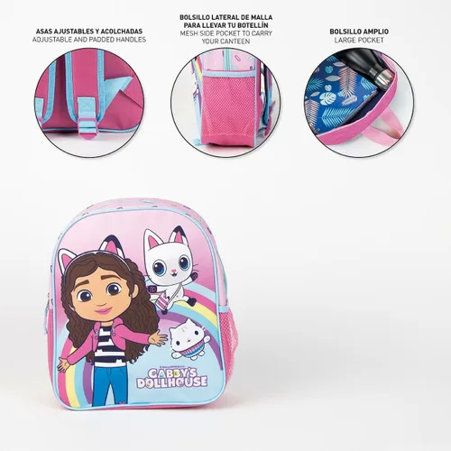 Vista 7 de Mochila Escolar Gabby's Dollhouse Rosa 25,0 x 20,0 x 30,0 cm