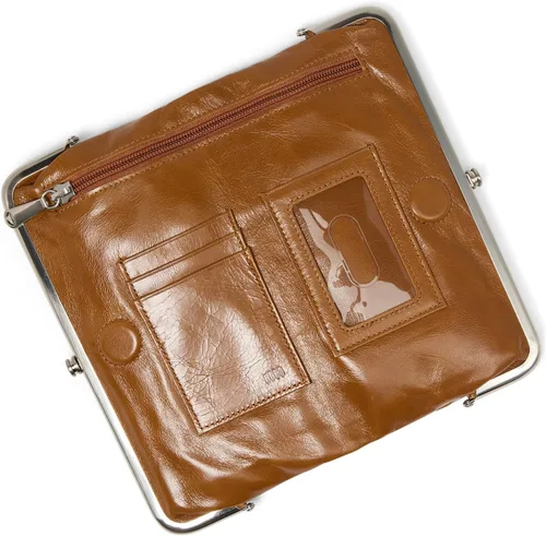 Vista 3 de HOBO Cartera de mano de cuero Lauren para mujer
