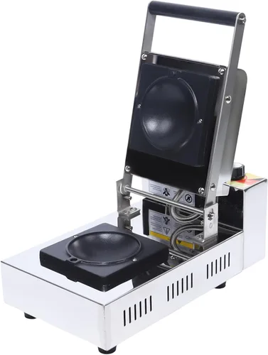 Vista 6 de Máquina para hacer hamburguesas de helado de 1000 Kw, máquina para hacer hamburguesas ovfo para encimera, sandwichera de helado 122-482℉