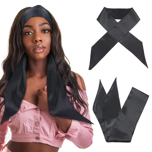 Vista 6 de Kit de Accesorios Esenciales para Peluca Pegamento y Removedor para Peluca de Encaje Frontal, Gorros para Peluca, Banda Elástica, Barra de Cera