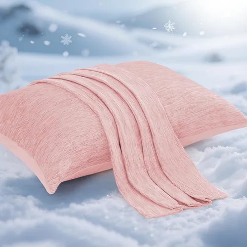 Vista 13 de Elegear Fundas de almohada refrescantes para personas que duermen con calor, fundas de almohada refrescantes japonesas Q-Max 0.5, en ambos lados