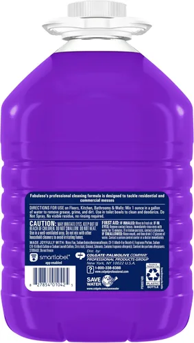 Vista 2 de Fabuloso Limpiador y desengrasante profesional multiusos - Lavanda, 1 galón (paquete de 1)