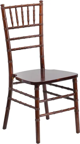 Vista 18 de Flash Furniture - Silla Chiavari de madera negra de la serie HERCULES