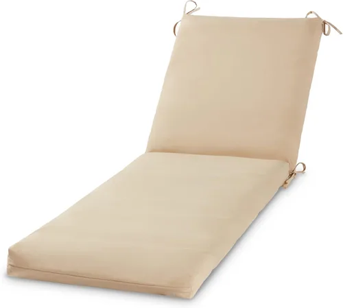 Vista 63 de Cojín reversible para silla de descanso para exteriores, color blanco tropical