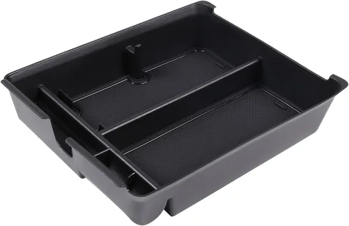 Vista 7 de Bandeja organizadora de control central para Honda Pilot 2023 2024, pasamanos de consola central automática, caja de almacenamiento de privacidad
