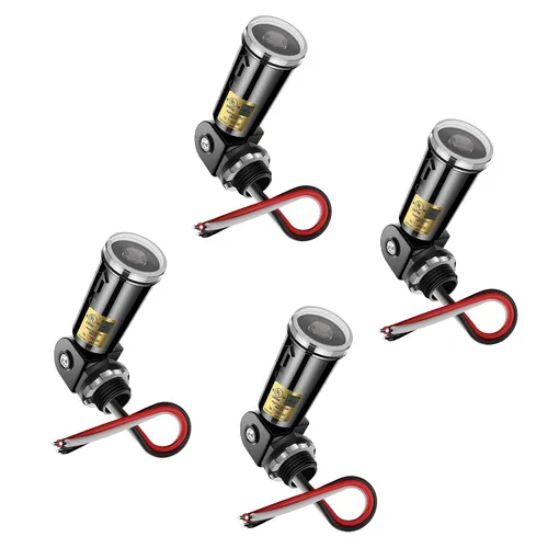 Vista 17 de Greencycle Interruptor de luz basculante negro de un solo polo, interruptor de luz de paleta de 15 amperios, interruptores Sp blancos, 120V-277V CA