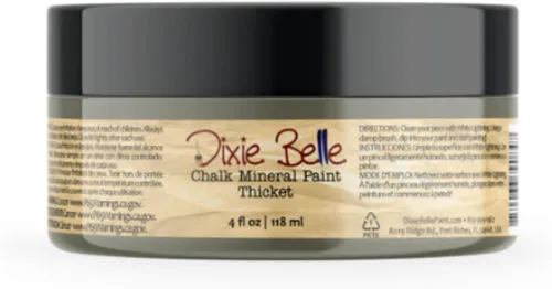 Vista 233 de Pintura para muebles con acabado de tiza Dixie Belle Paint Company - Amatista (4oz) - Pintura mineral de tiza chic púrpura profundo mate