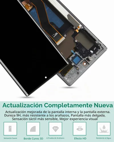 Vista 5 de TFT para Samsung Note 10 Plus Reemplazo de pantalla LCD para Samsung Galaxy Note 10 Plus Pantalla LCD para Galaxy SM-N975F, SM-N975U LCD táctil Negro