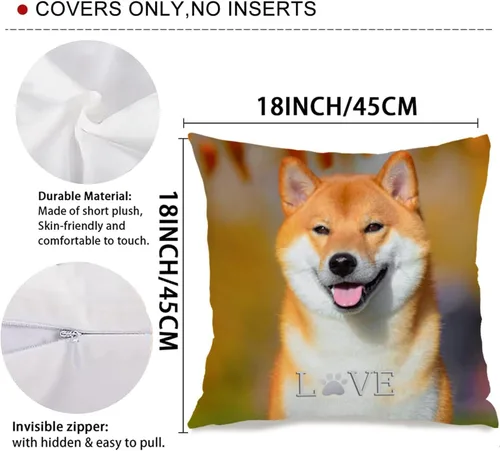 Vista 3 de Custom Single Photo Pillow Case Designed with Your Picture and Added Words producing a Decorative Throw Pillow That Makes Home Spaces Cozy and