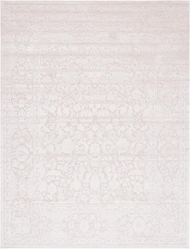 Vista 32 de SAFAVIEH Reflection Collection - Alfombra decorativa, 2 pies 3 pulgadas x 3 pies, color beige y crema, no desprende pelusa y es fácil de limpiar