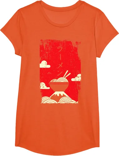 Vista 40 de Ramen Noodles Camiseta de arte japonés, Negro