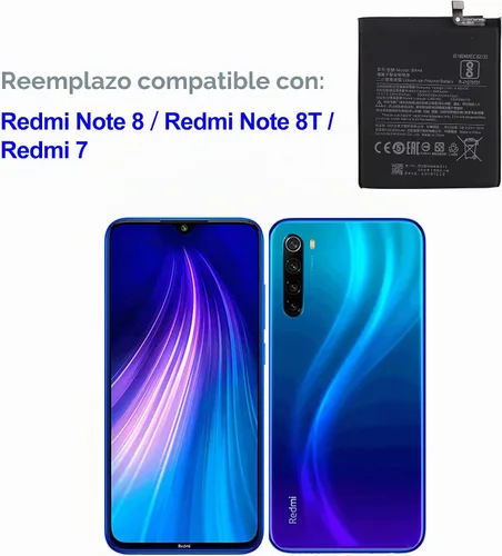 Vista 4 de Batería BN46 compatible con Note 8/Note 8T/Redmi 7 con herramientas