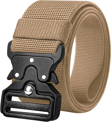 Vista 25 de TECEUM Tactical Belt – Heavy-Duty & Quick Release – Military, Work, Rigger, Duty & Utility Belt for Men