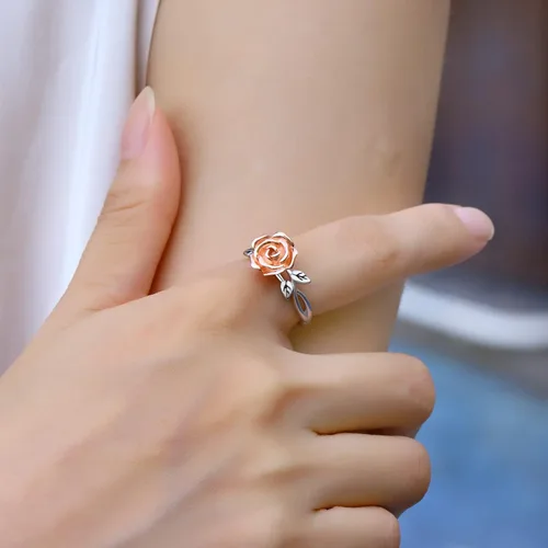 Vista 4 de Anillos giratorios para ansiedad para mujeres plata de ley 925 bandas de promesa para aliviar el estrés joyería antiansiedad regalos
